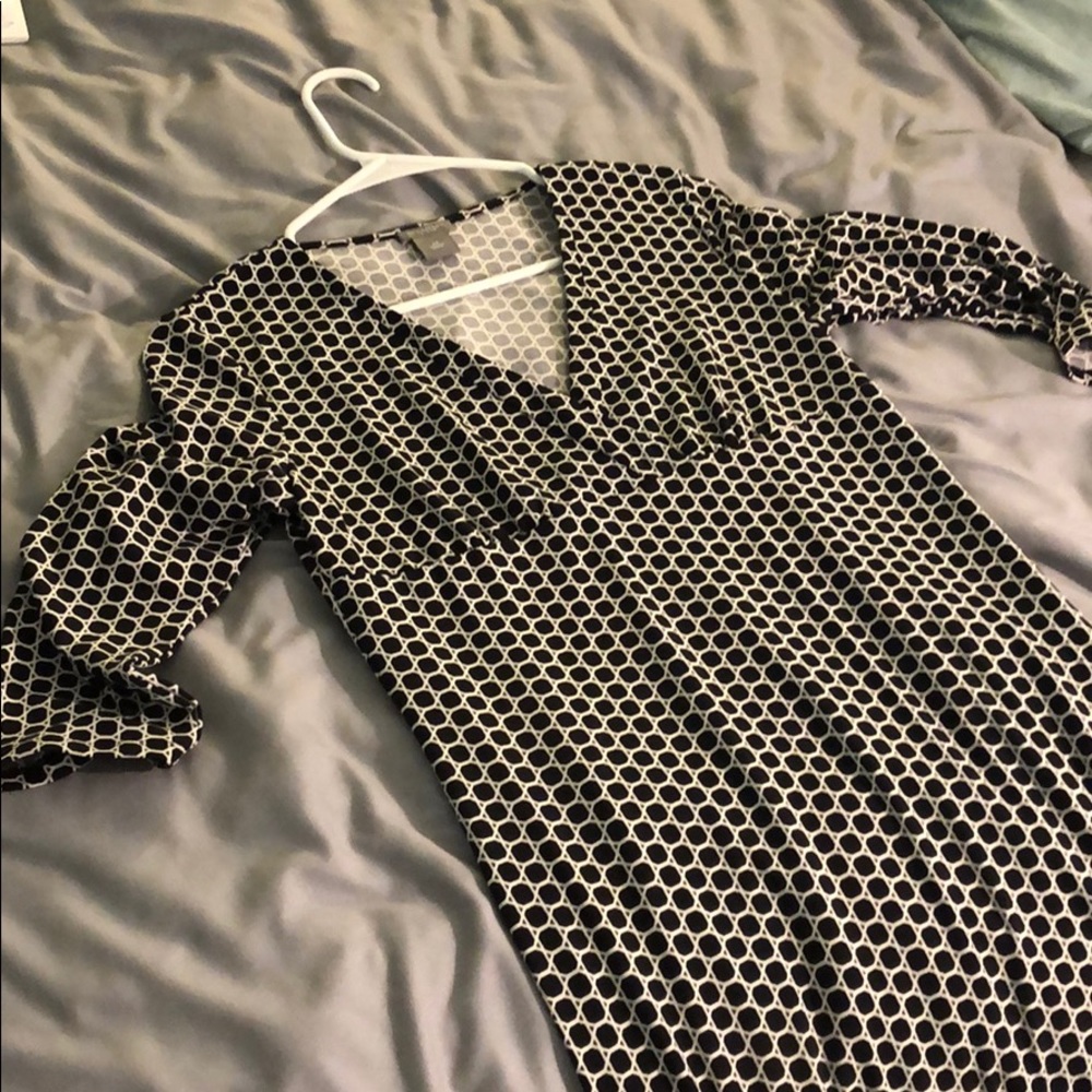 Anne Taylor spandex blend 3/4 sleeve dress